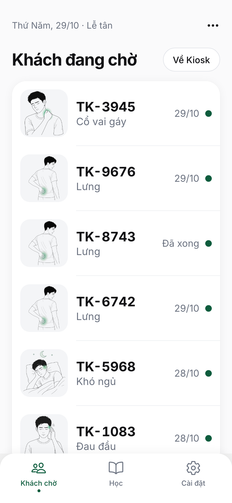 Lễ tân màn 2
